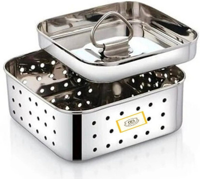 Konava marketing Square Shape Indian 550ml Paneer maker ,Tofu Press Mould Maker Colander(Steel Pack of 1)