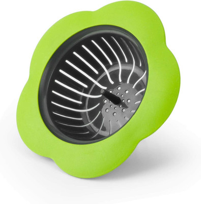 Besillia Kitchen Sink Plastic Push Down Strainer(8 cm Set of 1)