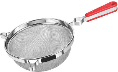 Luxsan Juice Strainer | Pack of 1_Fine Mesh Filter Pulp, Seeds, and Unwanted Particles Strainer(Steel Pack of 1)
