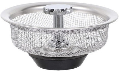Oblivion Stainless Steel Sink Strainer Basket Strainer Kitchen Sink Strainer (1 Pc) Strainer(Silver Pack of 1)