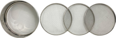 Rock Tawa Rock Tawa Stainless Steel 4 in 1 Interchangeable Sieve Set of 4 Strainer(Silver Pack of 5)