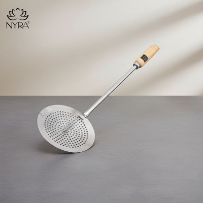 Nyra STEEL JHARA Strainer(Silver, Steel Pack of 1)