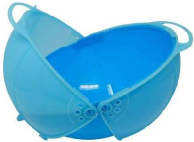 Shri Jee Collapsible Colander(Blue Pack of 1)