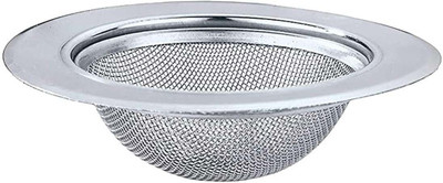Kitchwish Kitchen Sink Stainless Steel Push Down Strainer(10.5 cm Set of 1)