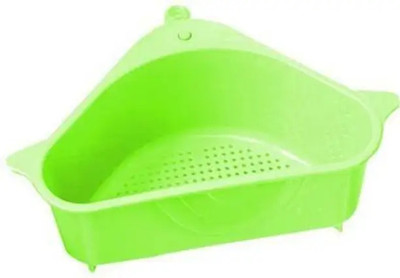 SJK Triangular Multi Functional Drainer Shelf Sink Storage Holder x1.123 Colander(Multicolor Pack of 1)