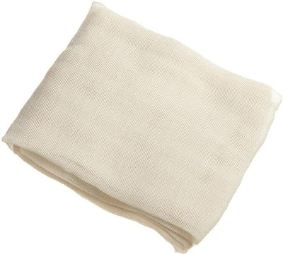 KGBTREADS cheese cloth Collapsible Sieve(White Pack of 1)