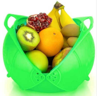 WebDealz Collapsible Colander(Multicolor Pack of 1)