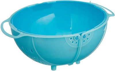 Shri Jee Collapsible Colander(Blue Pack of 1)