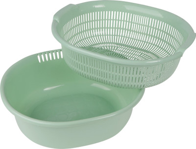 Sukhson India Colander(Green Pack of 1)