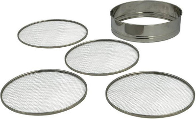 cookxon stainless steel sieve/stainer Collapsible Sieve(White Pack of 1)
