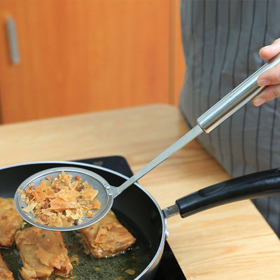 Krishna Creation Strainers Collapsible Deep Frying Basket(Steel Pack of 1)