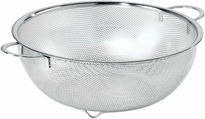 Luxsan stainless steel oil strainer – fine mesh filter for frying and cooking oil Strainer(Steel Pack of 1)