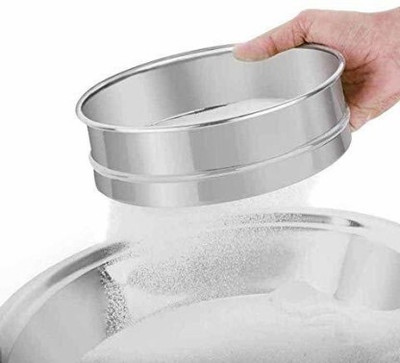 JKB TRADERS Collapsible Strainer(Steel Pack of 3)