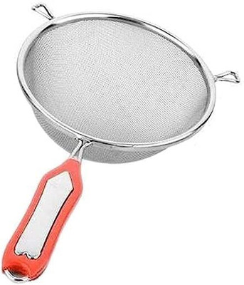 Myfashionstreet Stainless Steel Soup Strainer Collapsible Strainer(Steel Pack of 1)
