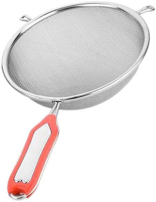 Aric Stainless Steel Soup & Juice Strainer Collapsible Colander(Silver Pack of 1)