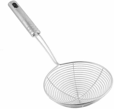 LSARI Stainless Steel Deep Fry /Mesh Strainer Deep Frying Basket(Multicolor Pack of 1)