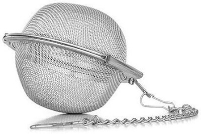Haleness Care Stainless Steel Tea Infuser Ball, 5 cm Diameter, Mesh Design Collapsible Strainer(Silver Pack of 1)