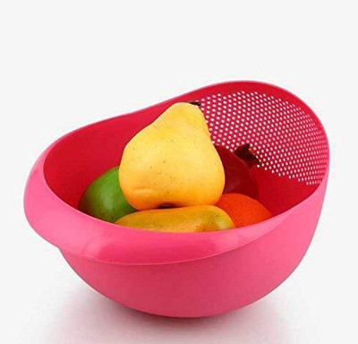 Magnusdeal Collapsible Colander(Pink Pack of 1)