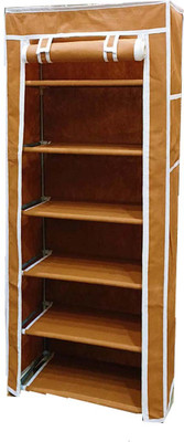 Attache Carbon Steel Collapsible Wardrobe(Finish Color - CHEEKU, DIY(Do-It-Yourself))