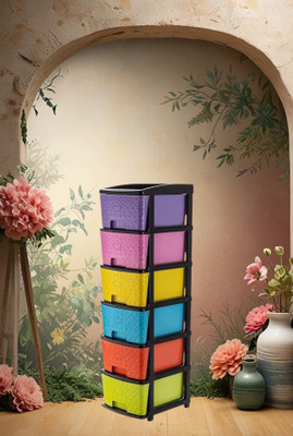MAHADEV ENTERPRISE 6 Compartments Plastic Multi Purpose(Multicolor)