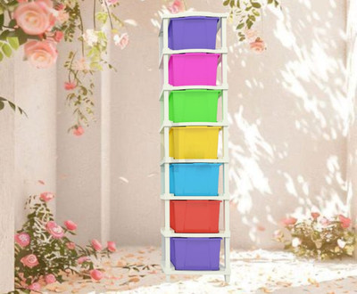 Prizam 7 XL Home and Kids Foldable drawers organizers Box PP Collapsible Wardrobe(Finish Color - Multicolor, DIY(Do-It-Yourself))
