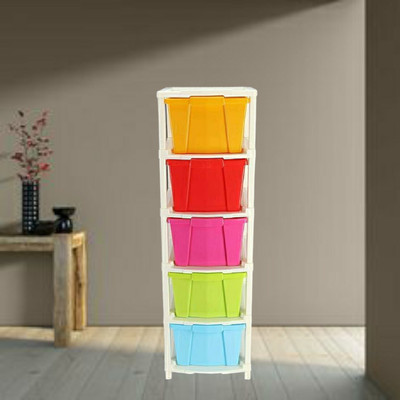 MAHADEV ENTERPRISE 5 Compartments Plastic Multi Purpose(Multicolor)