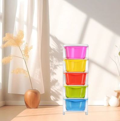MAHADEV ENTERPRISE 5 Compartments Plastic Multi Purpose(Multicolor)
