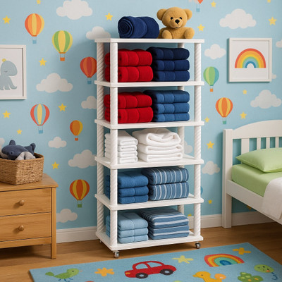 YouCopia PVC Collapsible Wardrobe(Finish Color - 6 White, DIY(Do-It-Yourself))