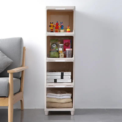 Cookvita 4 Compartments Plastic Floor Mount Drawer Divider(Plastic)