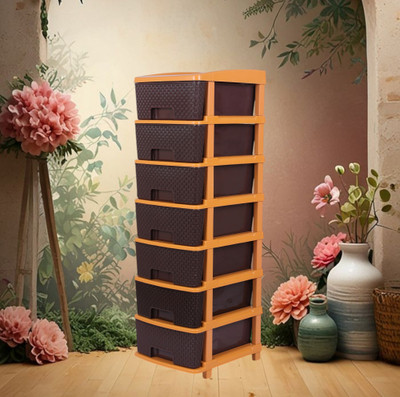 MAHADEV ENTERPRISE 7 Compartments Plastic Multi Purpose(Brown)