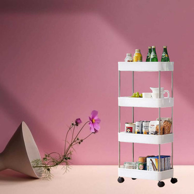 MAHADEV ENTERPRISE 4 Compartments Plastic Multi Purpose(White)