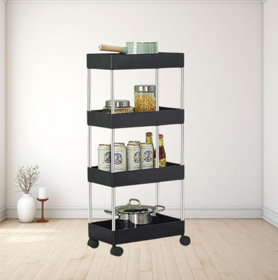 MAHADEV ENTERPRISE 4 Compartments Plastic Multi Purpose(Black)