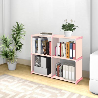 Flipkart Perfect Homes Studio 10 Layer Multipurpose Portable SpaceSaving Cloth/Shoe/Books Shelf Home & Office Metal Open Book Shelf(Finish Color - Print New Green, DIY(Do-It-Yourself))