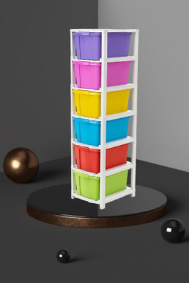 MAHADEV ENTERPRISE 6 Compartments Plastic Multi Purpose(Multicolor)