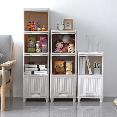 FLYUP 5 Layer Collapsible Wardrobe for Clothes & Luggage Organisers PVC Collapsible Wardrobe(Finish Color - White 5 Layer, DIY(Do-It-Yourself))