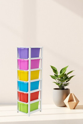 MAHADEV ENTERPRISE 6 Compartments Plastic Multi Purpose(Multicolor)