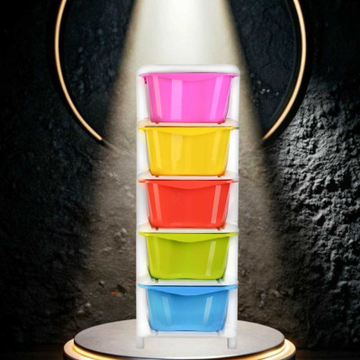 MAHADEV ENTERPRISE 5 Compartments Plastic Multi Purpose(Multicolor)