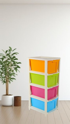 MAHADEV ENTERPRISE 4 Compartments Plastic Multi Purpose(Multicolor)