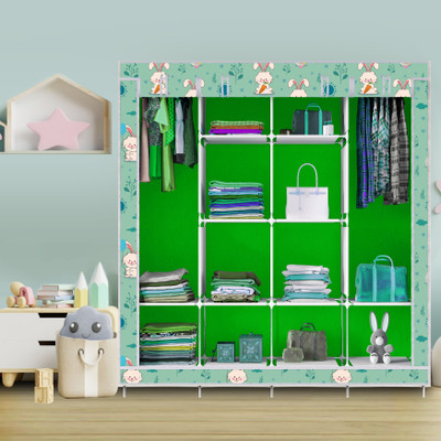 TRESCHIK Metal Almirah(Finish Color - Cartoon Rabbit Print, DIY(Do-It-Yourself))