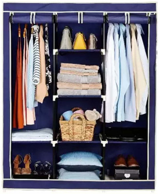 EEMWAY Metal Shoe Stand(BLUE, 16 Shelves, DIY(Do-It-Yourself))