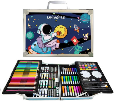 Healthtokri Stellar Explorer Art Kit - Full Creative Drawing Set for Aspiring Artists