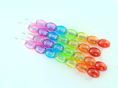 PADMAVATHI ENTERPRISES 4 Moti Pencil Shaped Color Pencils(Set of 1, Multicolor)