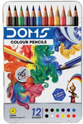 DOMS C0L0R PENCIL NORMAL Shaped Color Pencils(Set of 1, Multicolor)