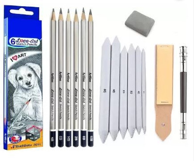 Ortan HB::2B::4B::6B::8B::10B Pencil(Pack of 15)