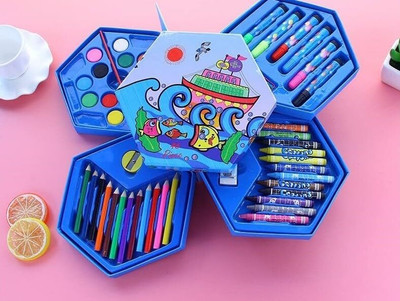 Mavles Beauty ART round Shaped Color Pencils(Set of 46, Multicolor)