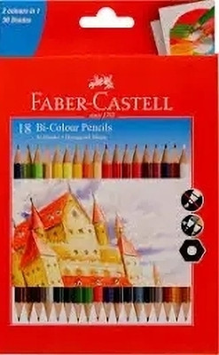 FABER-CASTELL Bio-colour Round colour pencil Shaped Color Pencils(Set of 1, Multicolor)