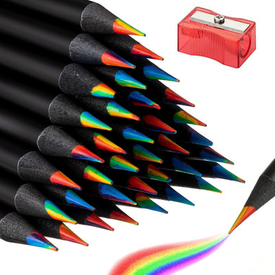 arthasya Pencils for Drawing Sketching Coloring Books Easter Basket Stuffers (12) Round Shaped Color Pencils(Set of 12, Multicolor)