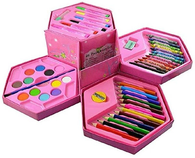 NIYAMKAAY Art creation Round Shaped Color Pencils(Set of 1, Multicolor)