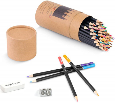 Corslet Shades Pencil Colours Artists Soft Core Include 72 Color Pencil Set