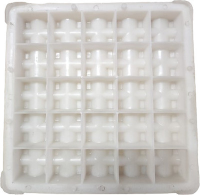 LINUX 20, 25.MM (25 CAVATY) COVER BLOCK MOULD Column Cap & Base(Plastic)